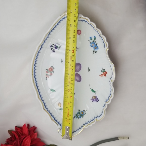 Vintage Richard Ginori Italy Scalloped Shell Fruits Serving Platter - Picture 6 of 15